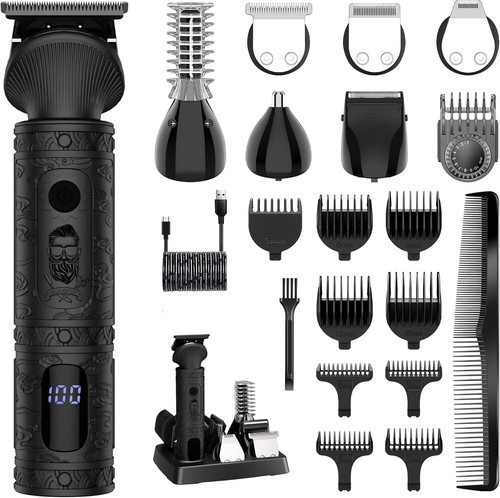 Wahl USA Stainless Steel Lithium Ion 2.0+ Beard Trimmer for Men, Electric Shaver - Picture 14 of 24