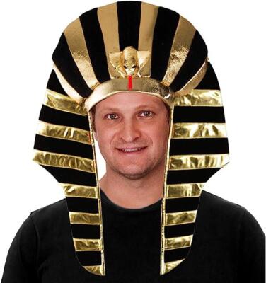 FARAONE EGIZIANO Re Tut Cleopatra CAPPELLO COPRICAPO Costume