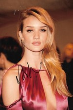 Rosie Huntington-Whiteley autograph signed 20x30 cm picture