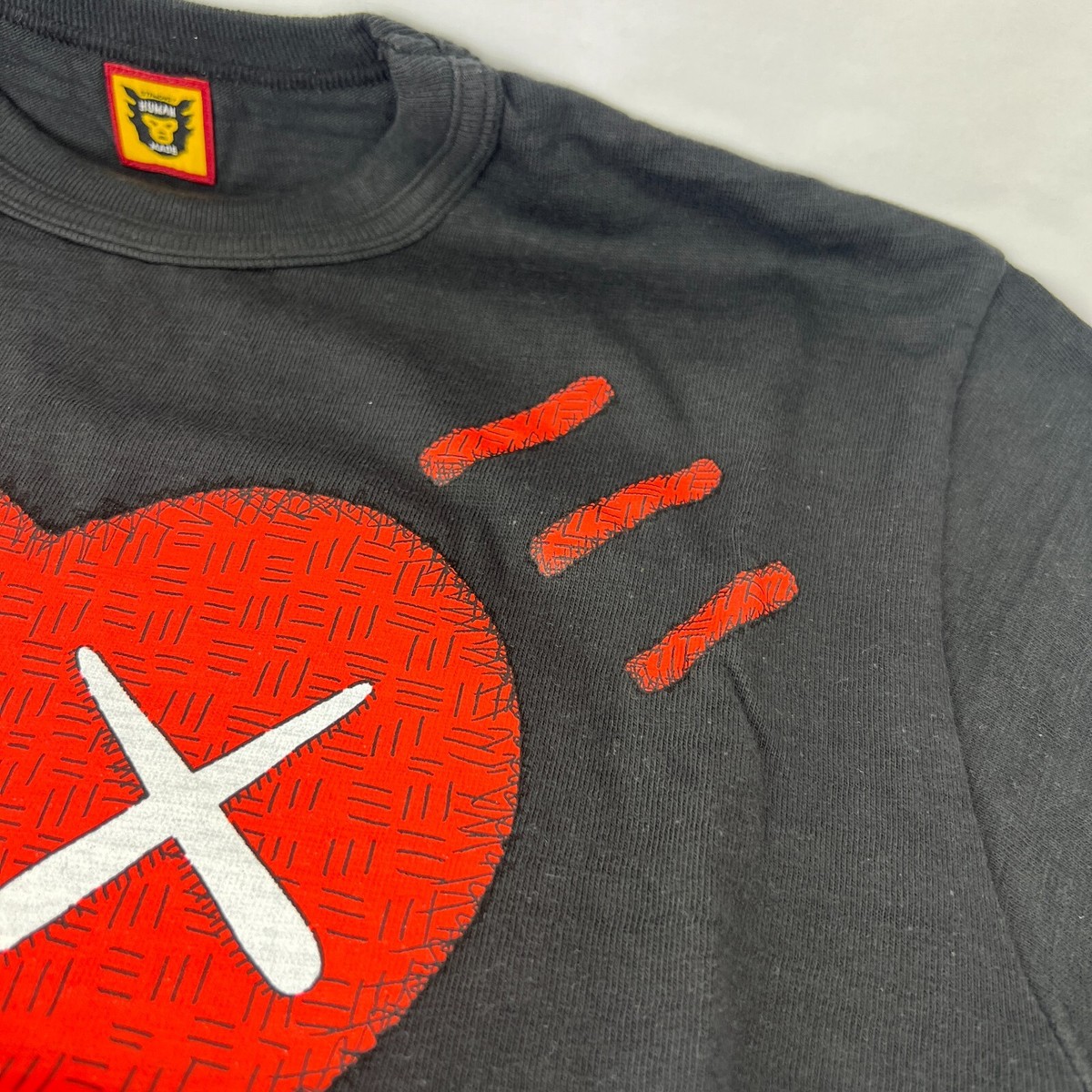 KAWS x Human Made #6 Tee Shirt - Size Medium Men's - Black w KAWS x Human Made #6 Tee Shirt - Size Medium Men's - Black w