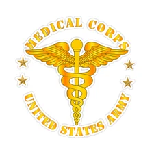 United States Army Medical Corps Bumper Sticker Military Vinyl Soldier Decal 5"