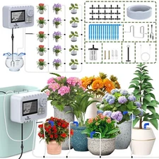 Automatic Watering System TRJZWA Newest Indoor Plant Watering System Kit