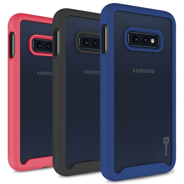 CoverON Samsung Galaxy S10e Heavy Duty Clear Phone Case Rugged Hard