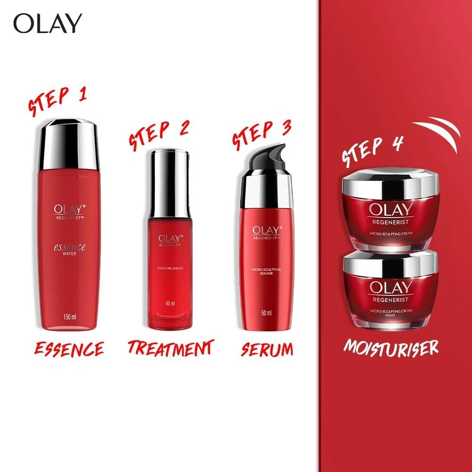 Crema hidratante antienvejecimiento Olay Regenerist Micro Sculpting, 1,7 oz Foto 4 de 4
