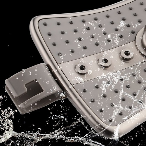 BRIGHT SHOWERS Shower Head Combo with Two Spray Setting Fixed Shower Head and... - Picture 8 of 9