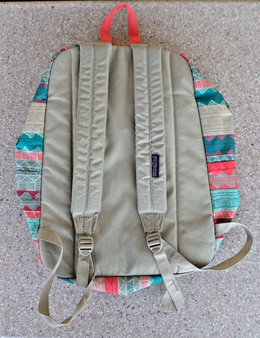 JanSport Big Student Backpack Geometric Design JanSport Big Student Backpack Geometric Design