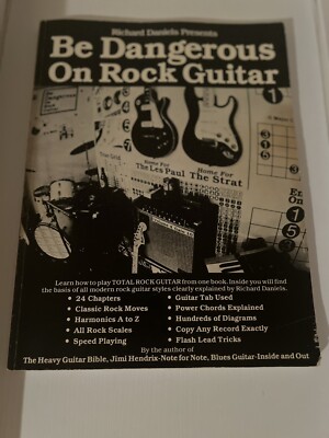 BE DANGEROUS ON ROCK GUITAR MUSIC BOOK WITH TAB, Lead Tricks, Power Chords