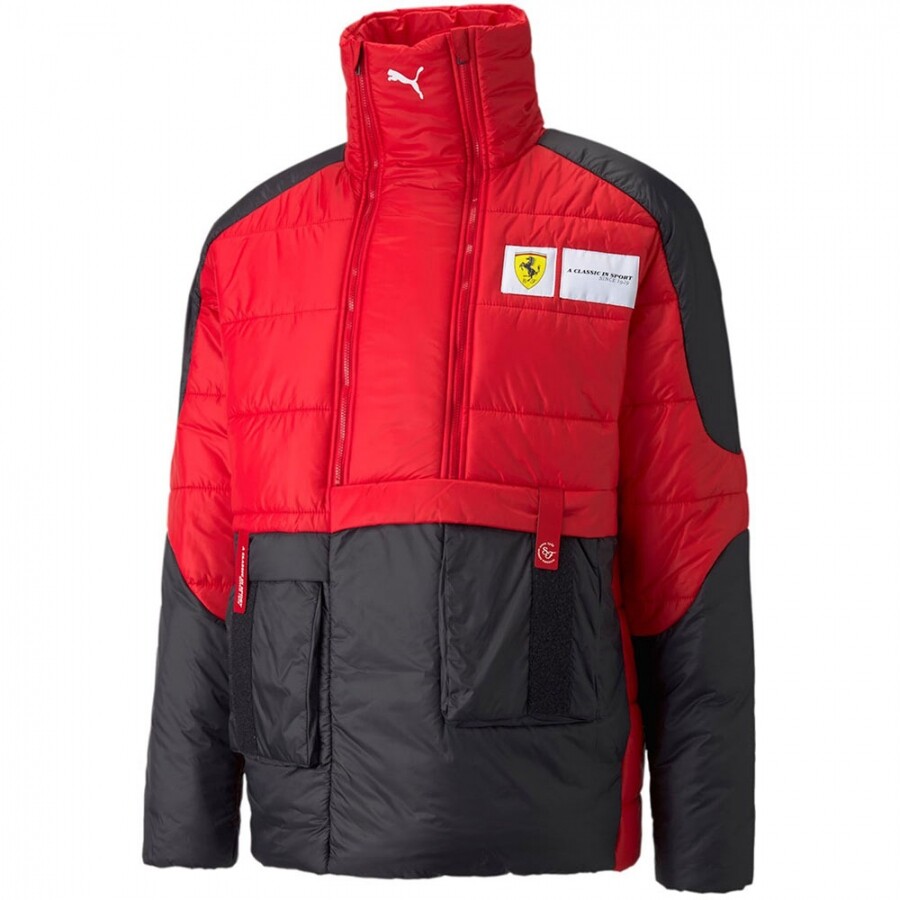 Scuderia Ferrari Red Race Lightweight Padded Jacket - Size M
