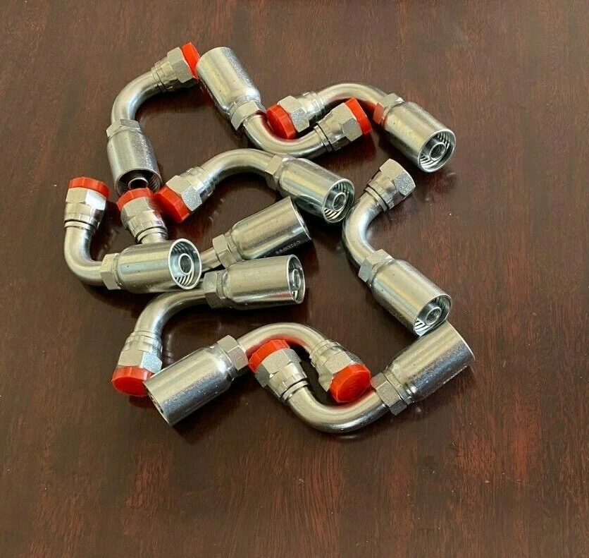 06U-666 FJX90-06-06 3/8"JIC Female 90 Degree Fitting for 3/8" Hydraulic Hos 10PK - Image 3 of 3