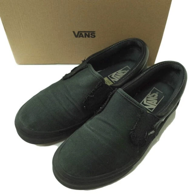 VANS x SSZ REVERSE SLIP ON V98CL US6(24cm) black Back VANS canvas shoes