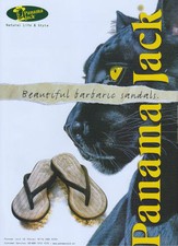 Panama Jack "Beautiful Barbaric Sandals" Shoes 2004 Magazine Advert #2505