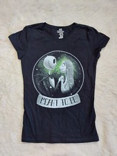 Disney Youth Black Jack and Sally 'Meant to Be' Graphic T-shirt Youth XL 14/16 