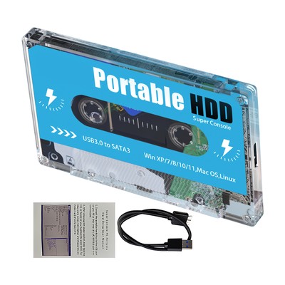Pocket Super Console - 2024 Ultimate Retro Disk Gaming Console Cassette