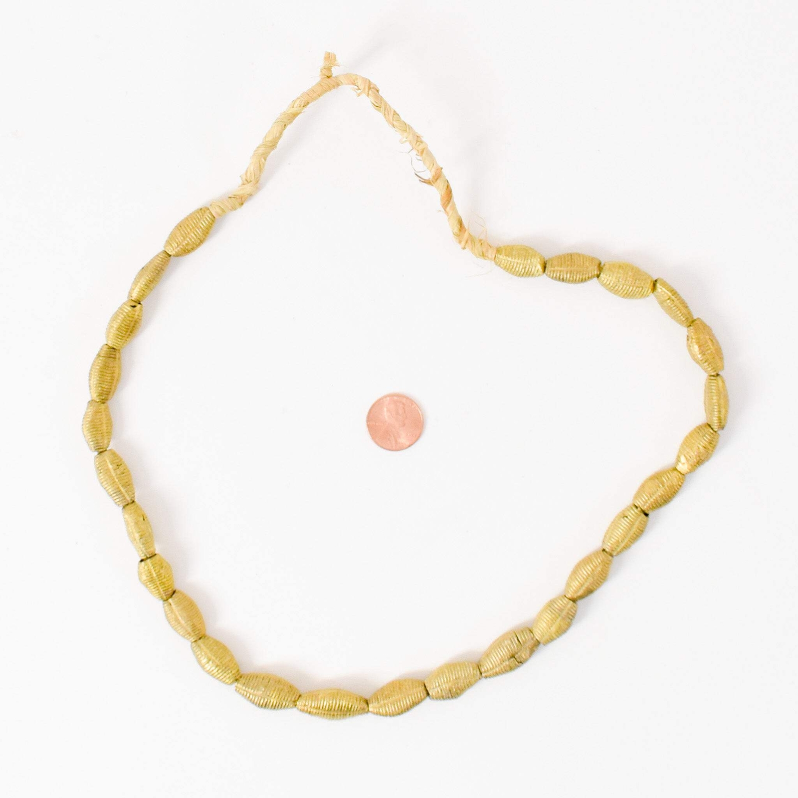 Baule Brass Hollow Beads Ghana