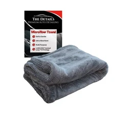 The Details Auto Microfiber Car Drying Towel 36”x24” 1,400GSM, Extra Large