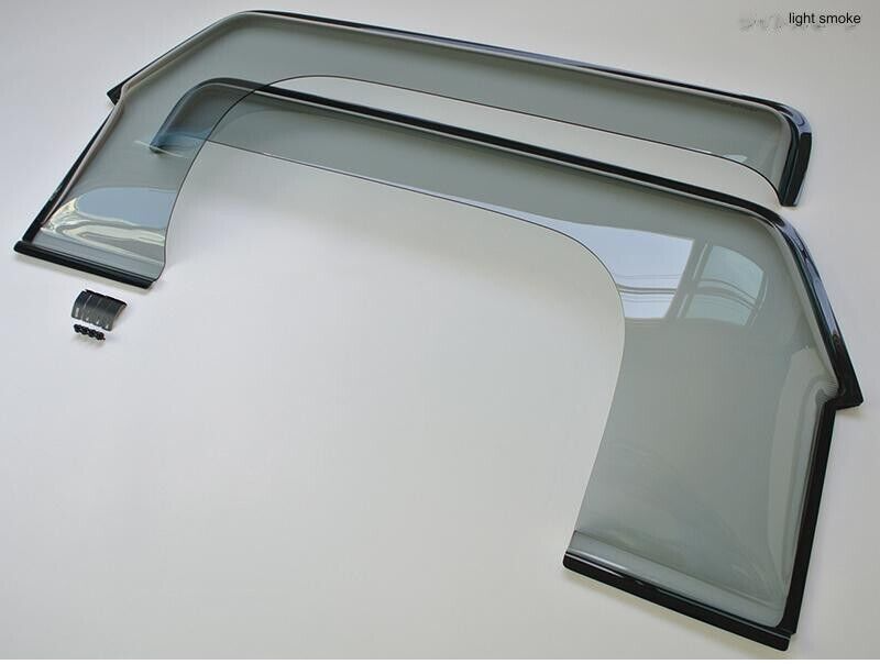 Super Wide Side Window Door Visor Light Smoke for SUZUKI Jimny