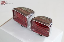 Custom Truck Hot Rat Street Rod Tail Lamp Auxillary Marker Clearance Lights Pair
