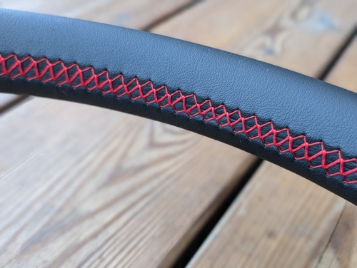 Volant CUIR NEUF pour interrupteur Alfa Romeo Mito Giulietta 940 Sport Mito W - Foto 3 di 14