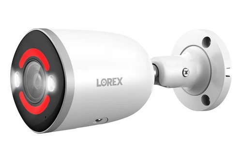 Lorex 4K Deterrence Bullet AI PoE IP Wired Lighting Cameras 4-Piece E895AB - Picture 2 of 12