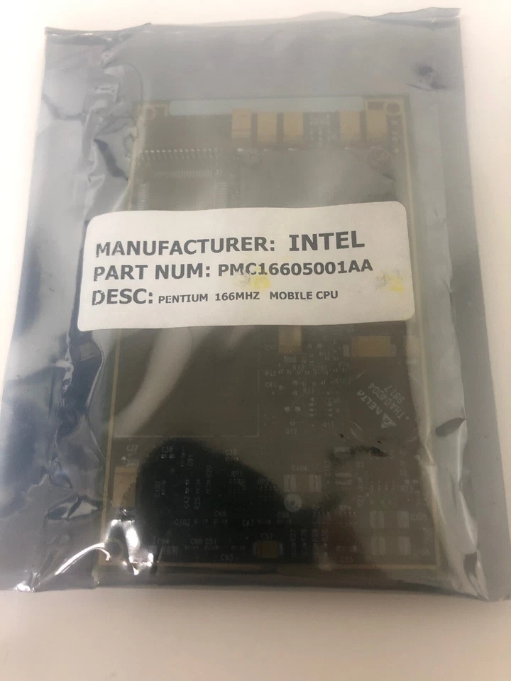 Intel Mobile Pentium 166Mhz CPU PMC16605001AA - Image 3 of 3