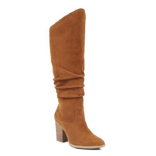 nine west cognac boots