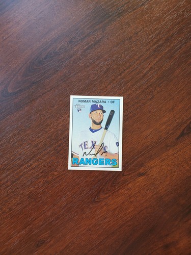 2016 Topps Heritage #704A Nomar Mazara SP RC - Picture 3 of 6
