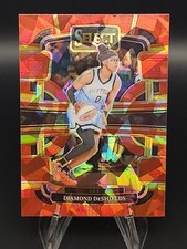 2024-25 Panini Select WNBA Concourse Red Ice Diamond Deshields Chicago Sky #100