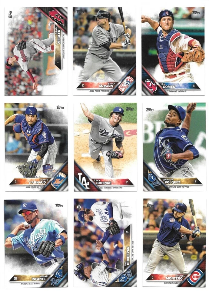 2016 Topps Baseball Trading Cards / Choose / Pick From List  #s 251 - 500 / mb3 - Image 4 of 4