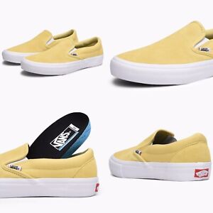 vans slip on pro dusky citron