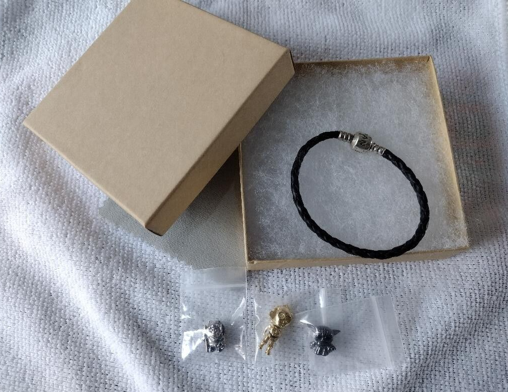 Rope Bracelet Braided Leather Pandora Signature Clasp Bracelet