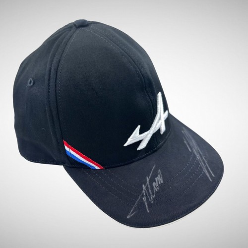 Fernando Alonso & Esteban Ocon signierte Alpine Formel 1 Kappe - Bild 6 von 7