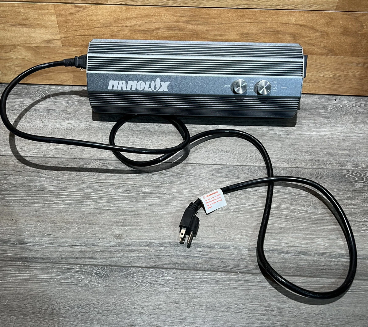 NANOLUX DUAL 2 X 600W BALLAST FAN COOLED HPS Tested eBay