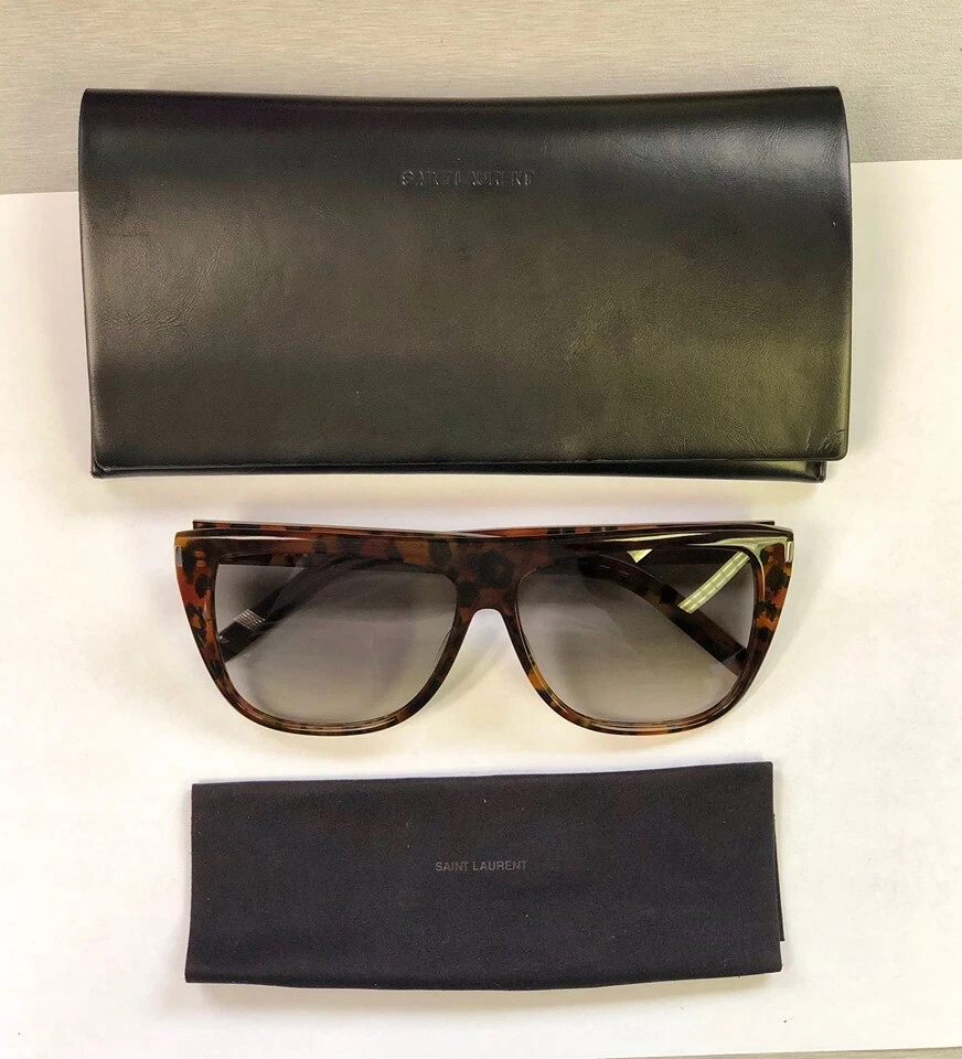 Saint laurent shop flat top sunglasses