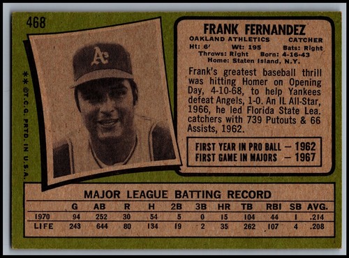 1971 Topps Baseball Cards 264-523 - You Pick - aaalvins - Picture 179 of 249