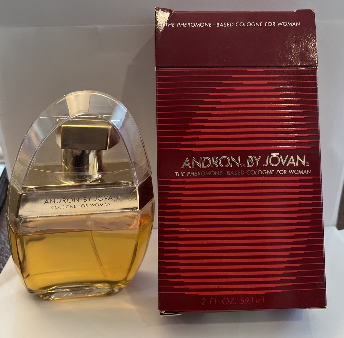 VINTAGE ANDRON by JOVAN for Woman oz Cologne Pheromones Rare HTF