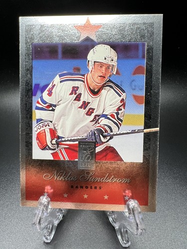 1995 Donruss Elite Niklas Sundstrom [Die-Cuts Uncut] #60 card
