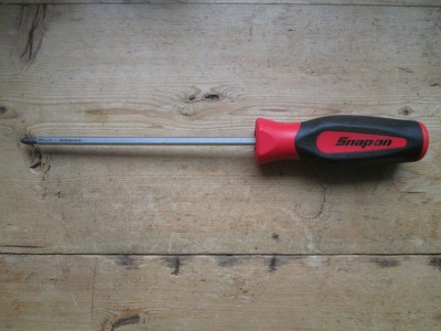 snap on diamond tip phillips screwdriver no 1 ph1x6 diamond classic red new tool