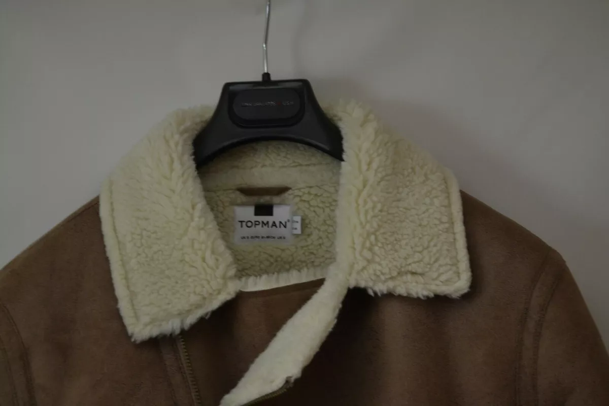 Topman sheepskin coat top