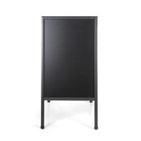 Image of Bi-Office A-Frame Chalkboard 600x1200mm Black DKT30404042