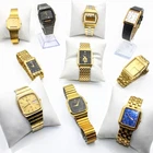 Vintage Seiko Tank Analog Digital Quartz 25-35mm Mens Watch Lot of 10 #WB4675-1
