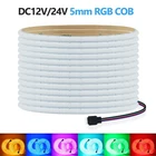 RGB 5MM COB LED Strip 12V 24V 576LEDs/m High Density Flexible LED Light