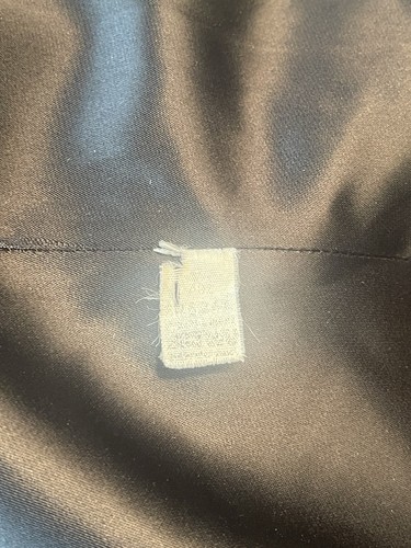 Vintage London Fog Men's 42R Dark Gray 100% Pure Wool Long Trench Coat Made USA - Picture 21 of 23