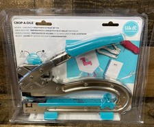 We R Memory Keepers Crop-A-Dile Big Bite Punch - Blue Teal - New Package Cut