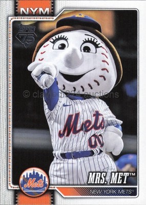 2026 TOPPS CELEBRATION MLB - Mrs Met - Mascots #M-14  NY Mets