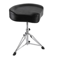 Drum Throne Height Adjustable Padded Dual Support Non Slip Feet Swivel Drum Stoo
