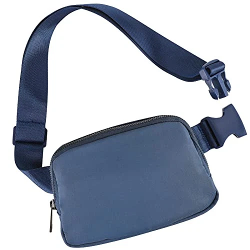 Belt Bag for Women and Men Fanny Pack Waist Bags with Adjustable Strap for Blue