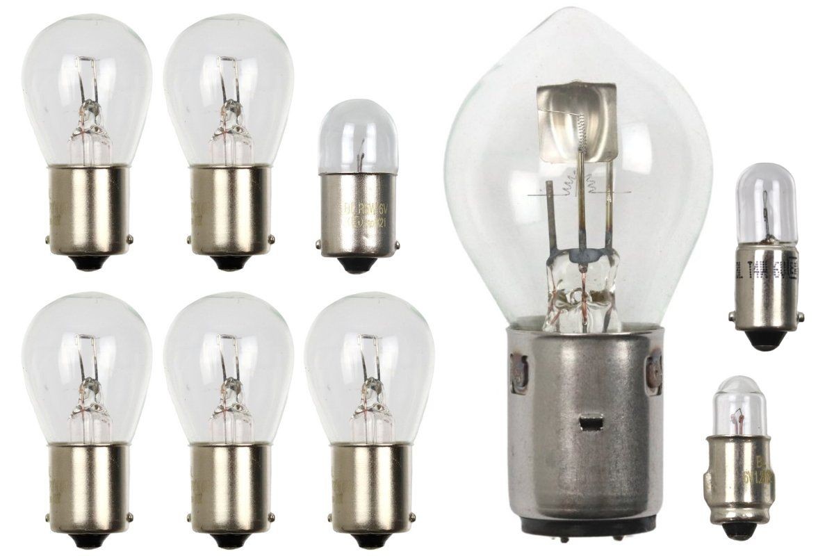 Bulbs for Simson S50, S51, S70 (25/25W) - 6V (Lamp Set, Bulb Set)