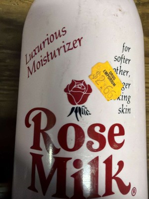 Rose Milk Skin Care Lotion 12 fl oz Vintage Beecham Products