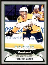 2021-22 Parkhurst Silver #303 Frederic Allard RC Rookie Nashville Predators