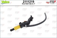FTE Geberzylinder Kupplung 2111219 FüR Transit V362 Custom Ford FY Kunststoff F3